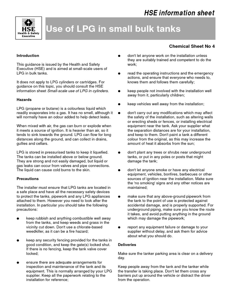 LPG Small Tanks | PDF | Liquefied Petroleum Gas | Propane