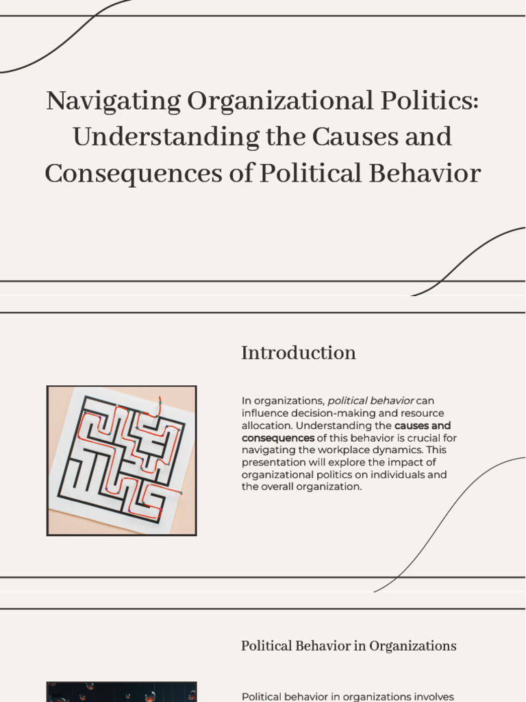 Slidesgo Navigating Organizational Politics Understanding The Causes ...