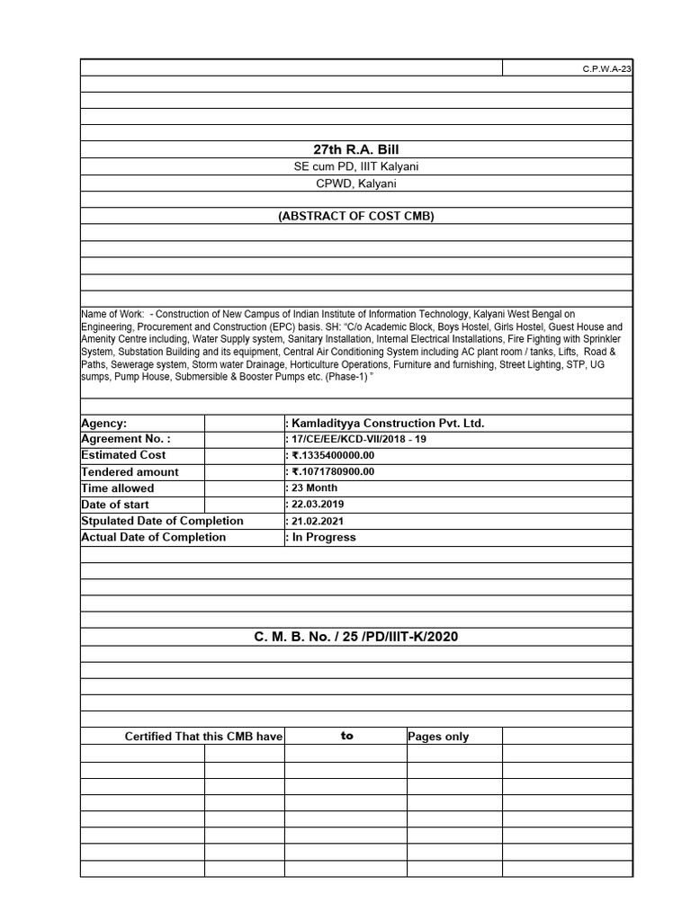 27th Ra Bill Mep 11.12.2023 (Final) | PDF