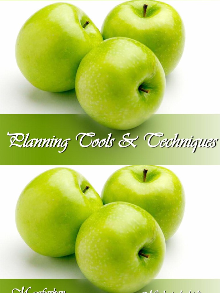 Planning Tools & Techniques | PDF | Project Management | Forecasting