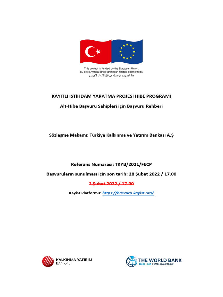 Tkyb Hibe Programı | PDF