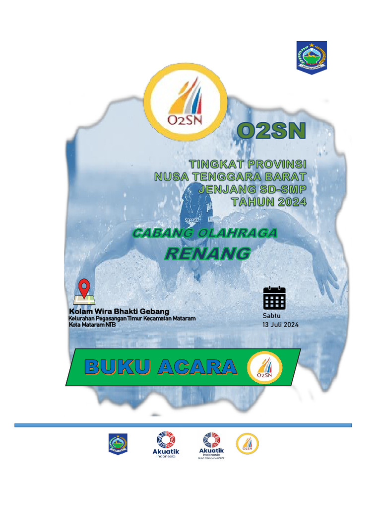 Juara Renang O2SN NTB 2024 | PDF