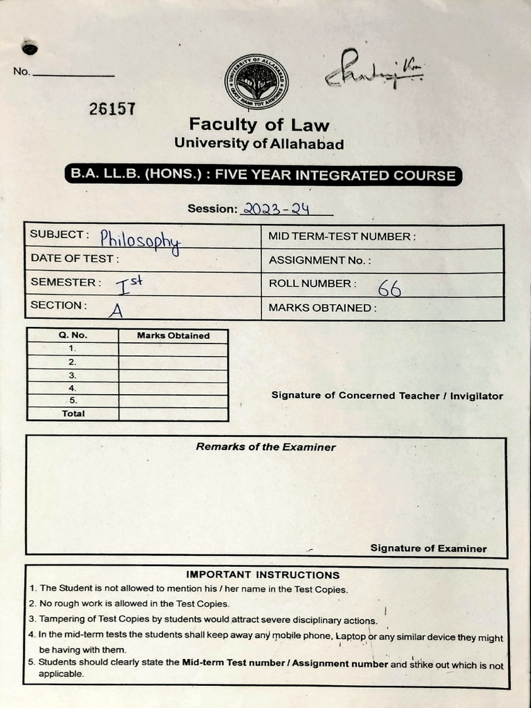 Philosophy Assignment | PDF