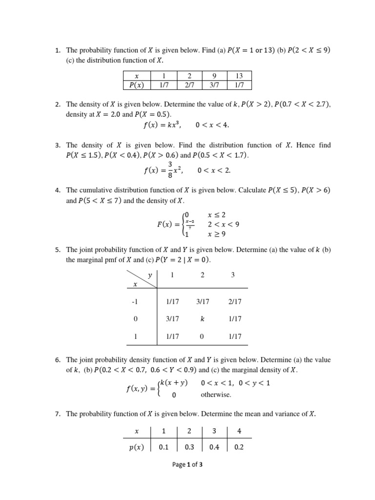 H 102 Practice Part 2 2023 Dhaka Unity Statistics | PDF | Standard ...