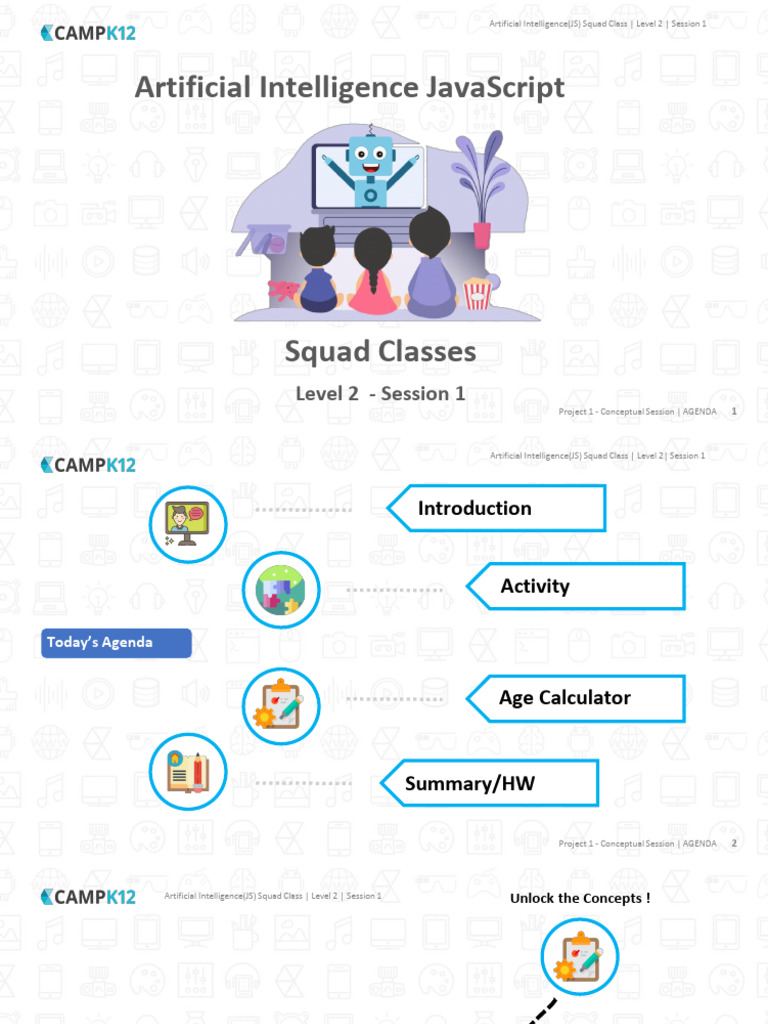 Artificial Intelligence Javascript: Level 2 - Session 1 | PDF | Java ...
