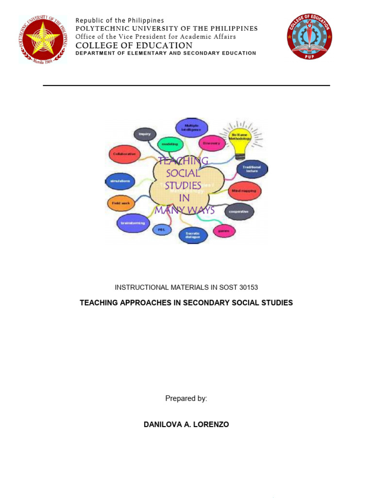 Teaching Approaches in Social Studies | PDF | Social Sciences | Science