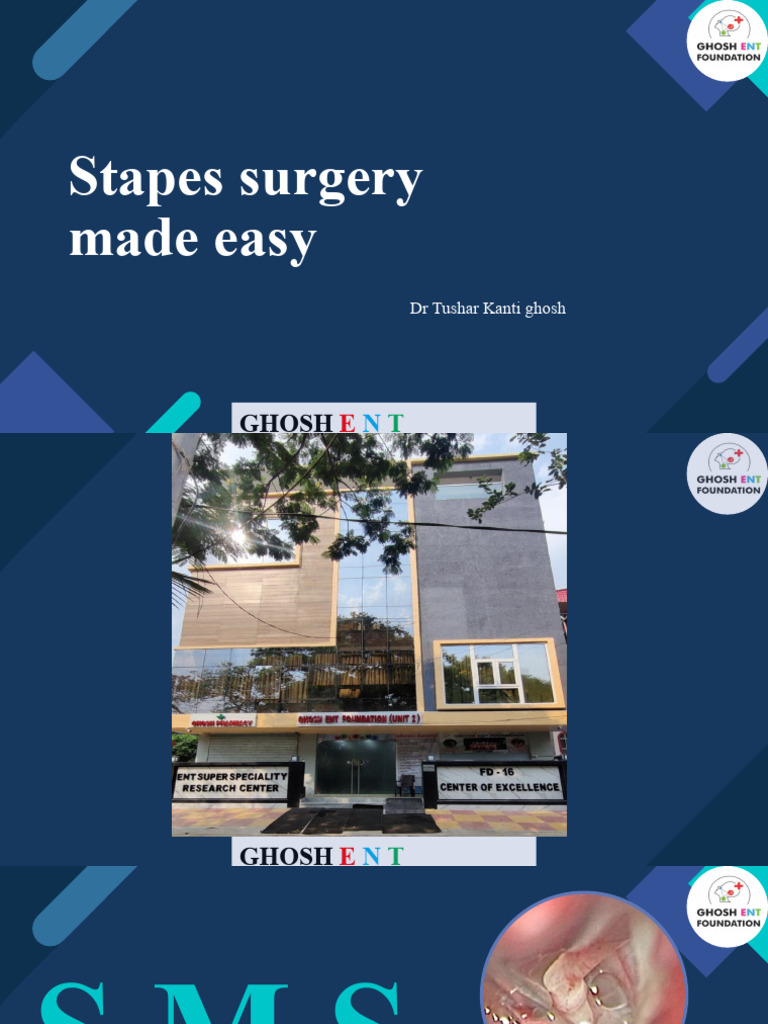 Simplified Stapes Surgery Guide | PDF | Surgical Specialties | Medical ...