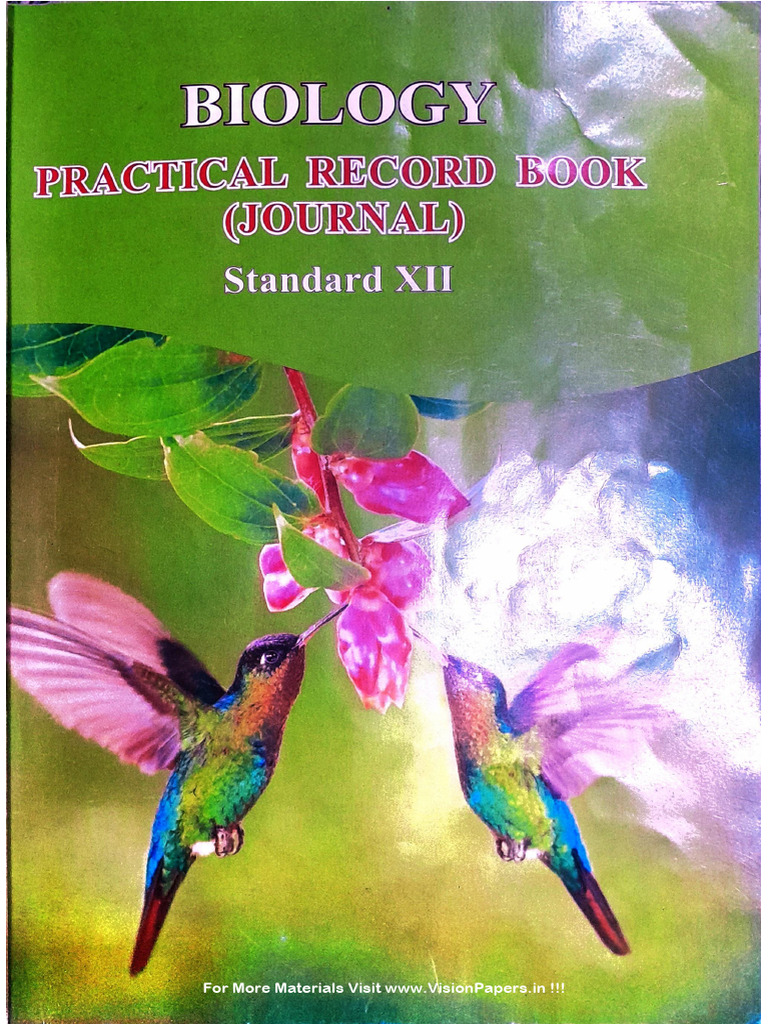 12th Biology Journal V2 - Eng (VisionPapers - Org) | PDF