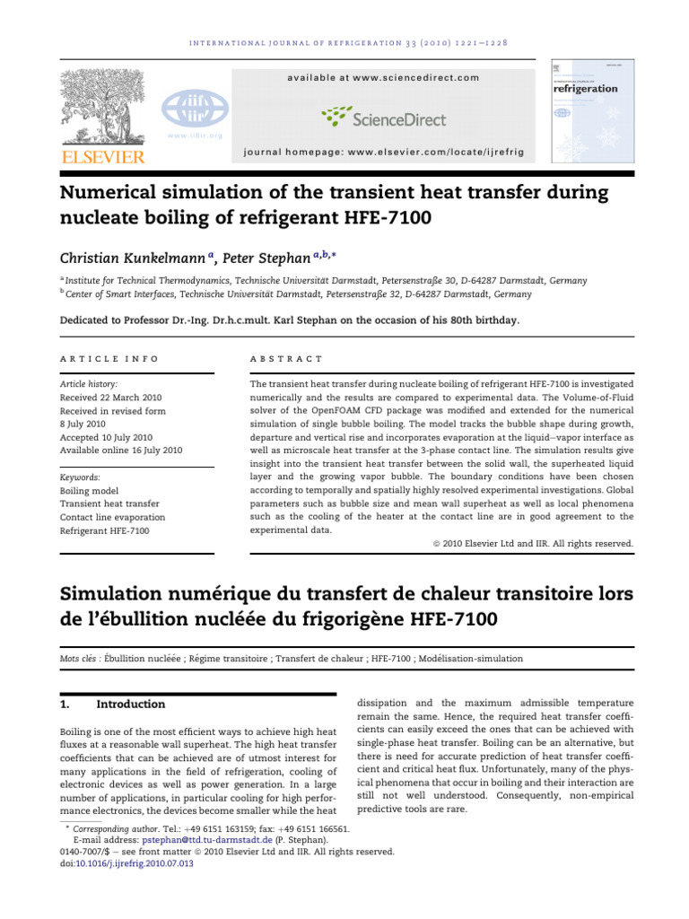 Nucleate Boiling Simulation Analysis | PDF | Heat Transfer | Heat