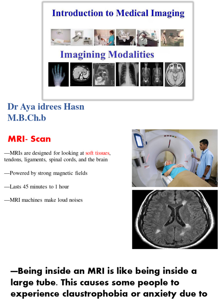 MRI, CT, and Ultrasound Imaging Guide | PDF | Science & Mathematics