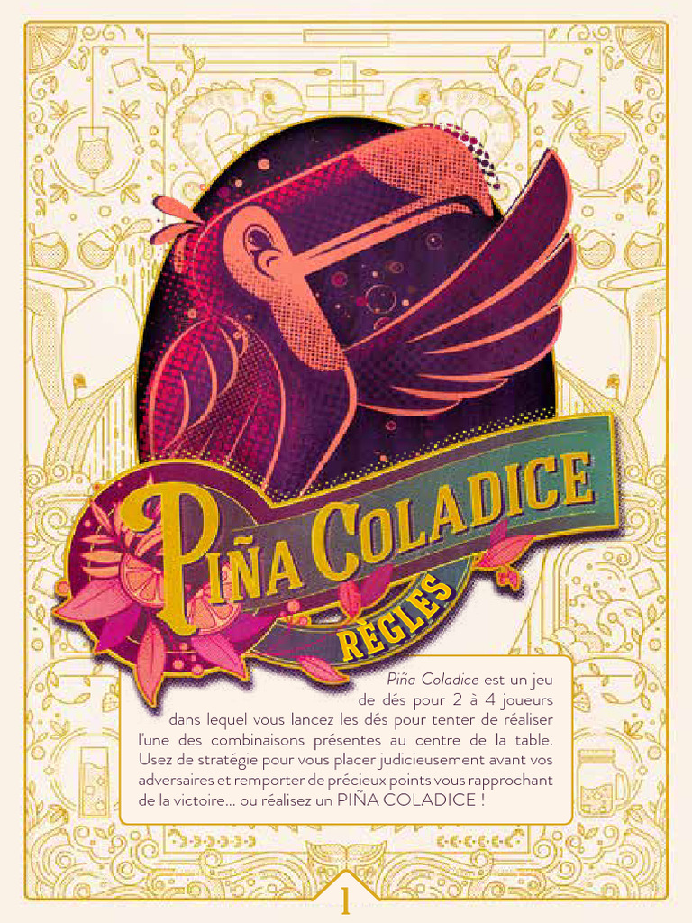Règles du jeu Piña Coladice | PDF | Boisson
