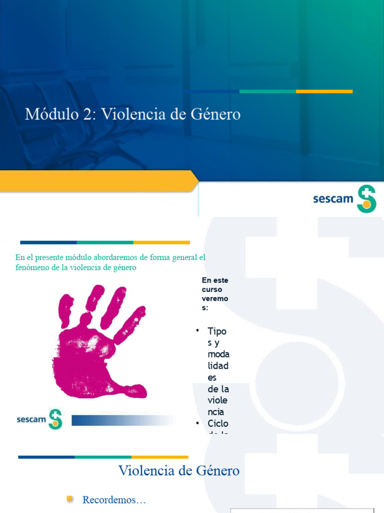 Violencia de Género: Tipos y Ciclo | PDF | La violencia contra las ...