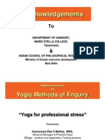Yoga For Professional Stress