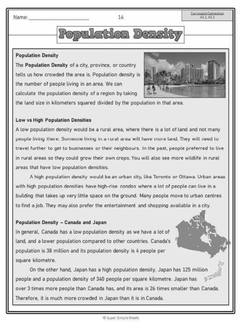 Population Density Insights | PDF | Travel