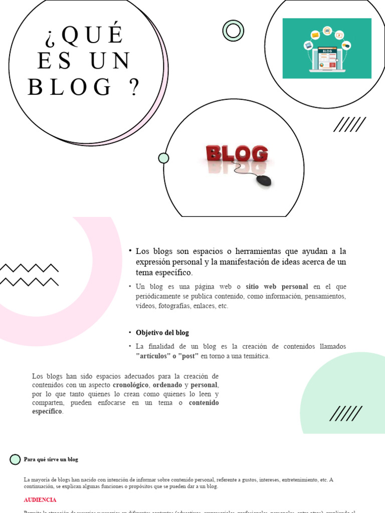 Qué Es Un Blog | PDF | Blog