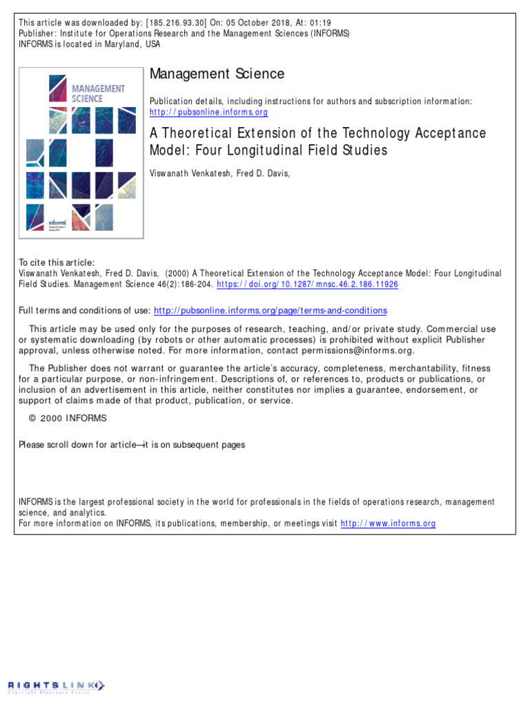 A Theoretical Extension of The Technology | PDF | Cognitive Science ...