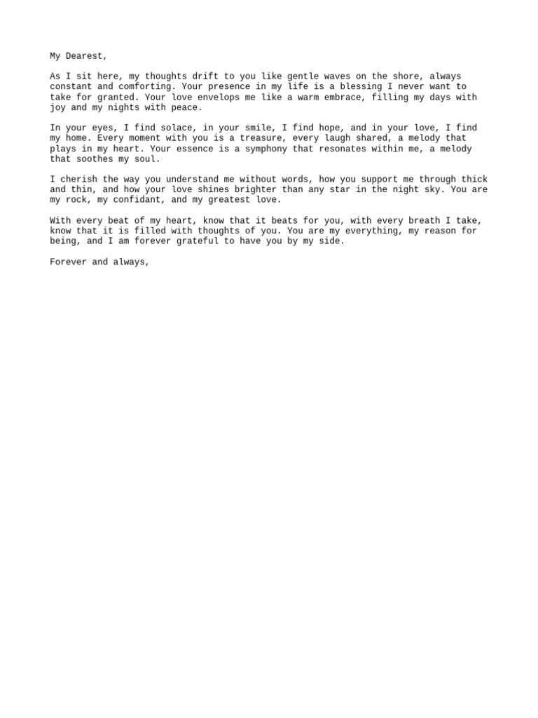Love Letter | PDF