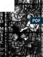 Sacred Music, 125.2, Summer 1998 The Journal of The Church Music Association of America