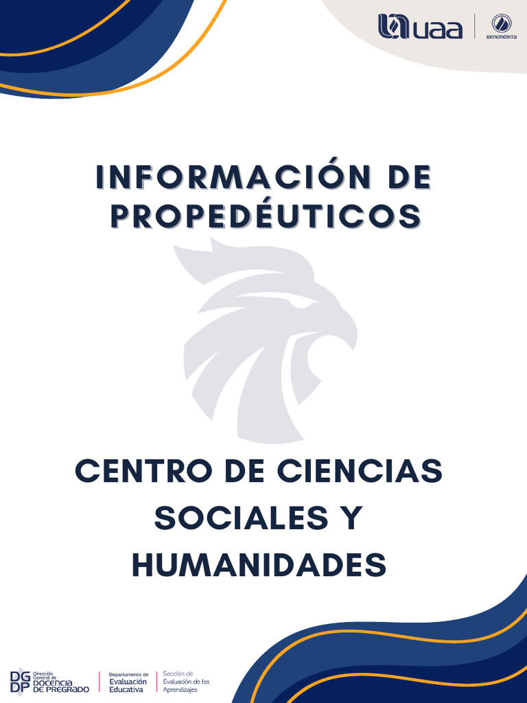 CCSH Información Propedéuticos | PDF | Educación en artes liberales ...