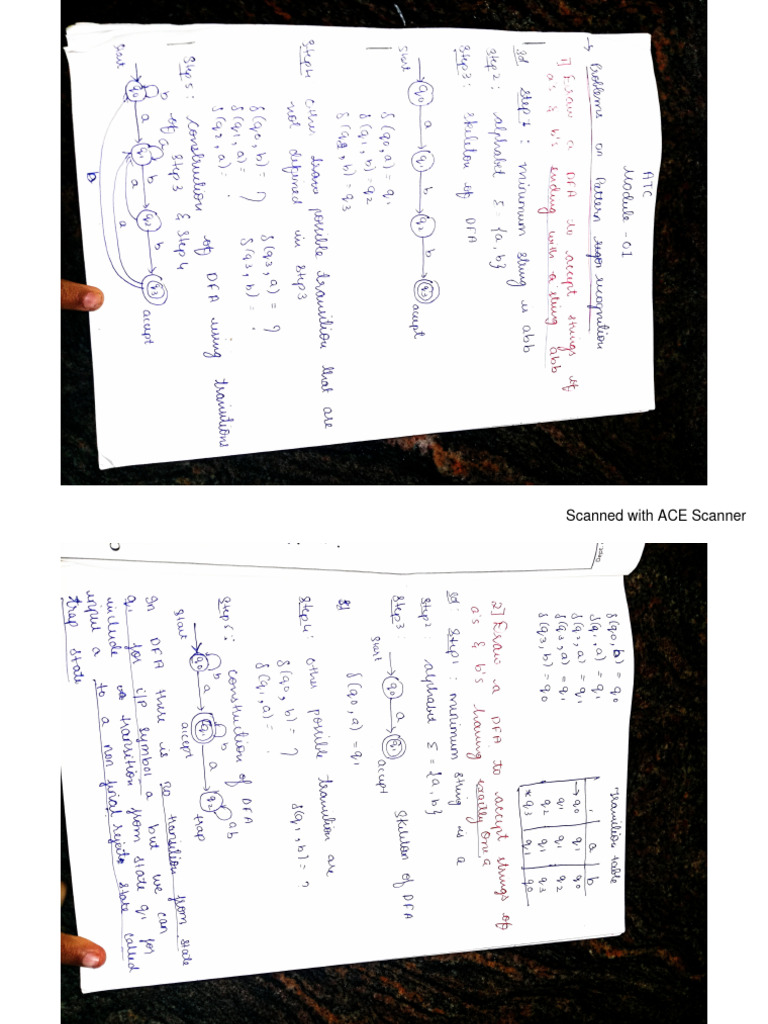 ACE Scanner Document Overview | PDF