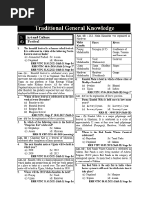 YCT Traditional General Knowledge