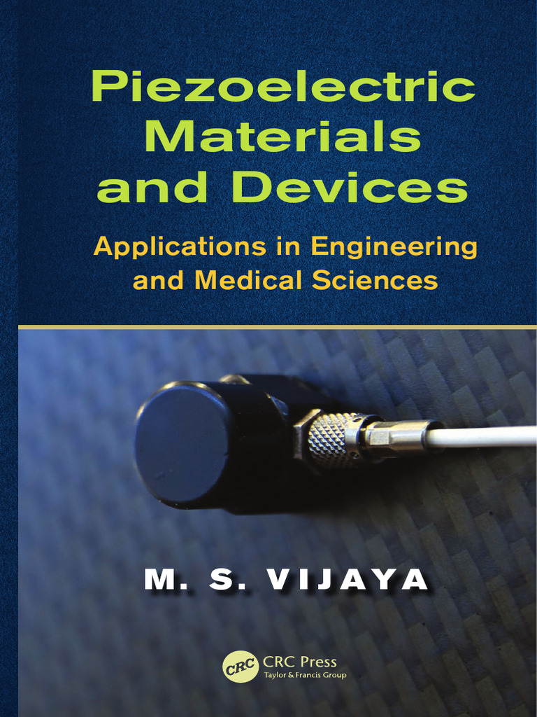 ENGINEERING APPLICATIONS OF PIEZOELECTRIC MATERIALS intelligence overview