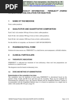 Ferinject Administration Guidelines | PDF | Intravenous Therapy ...