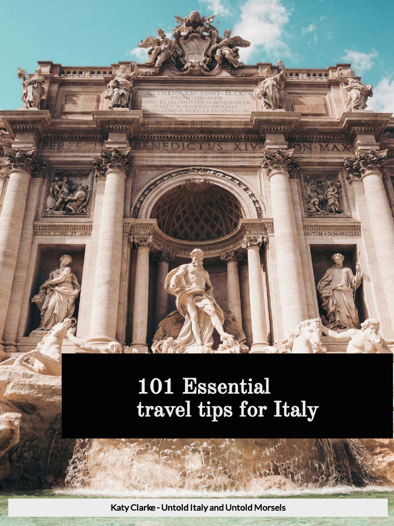 Essential Italy Travel Tips | PDF | Meal | Lunch