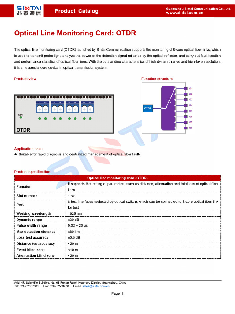Fiber Monitoring Otdr | PDF | Computers