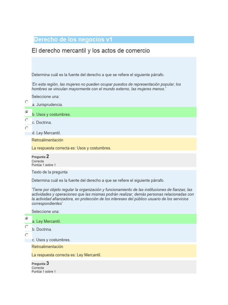Fuentes y conceptos del derecho mercantil | PDF | Fuentes del derecho ...