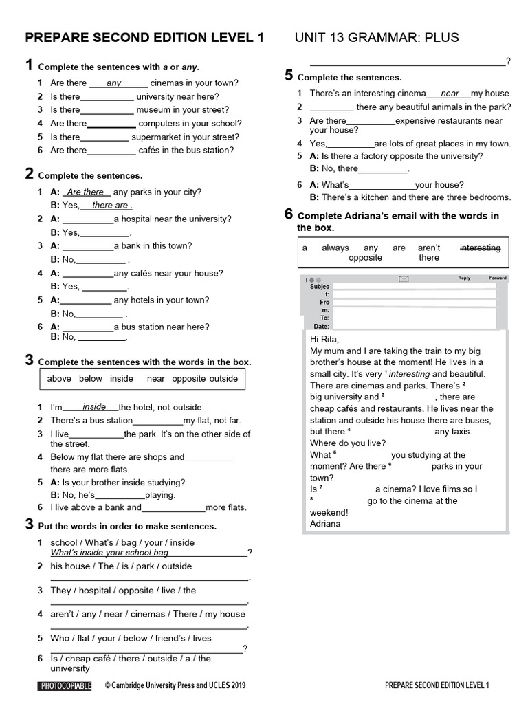 Unit 13 Grammar Test Preparation | PDF