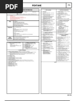 Pentane: Cautionary Response Information