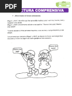 Lectura Comprensiva para Cinco Anos