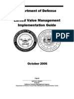 Department of Defense Earned Value Management Implementation Guide