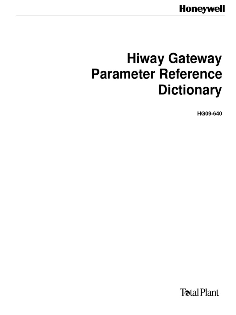 HG 09640 | PDF | Parameter (Computer Programming) | Boolean Data Type