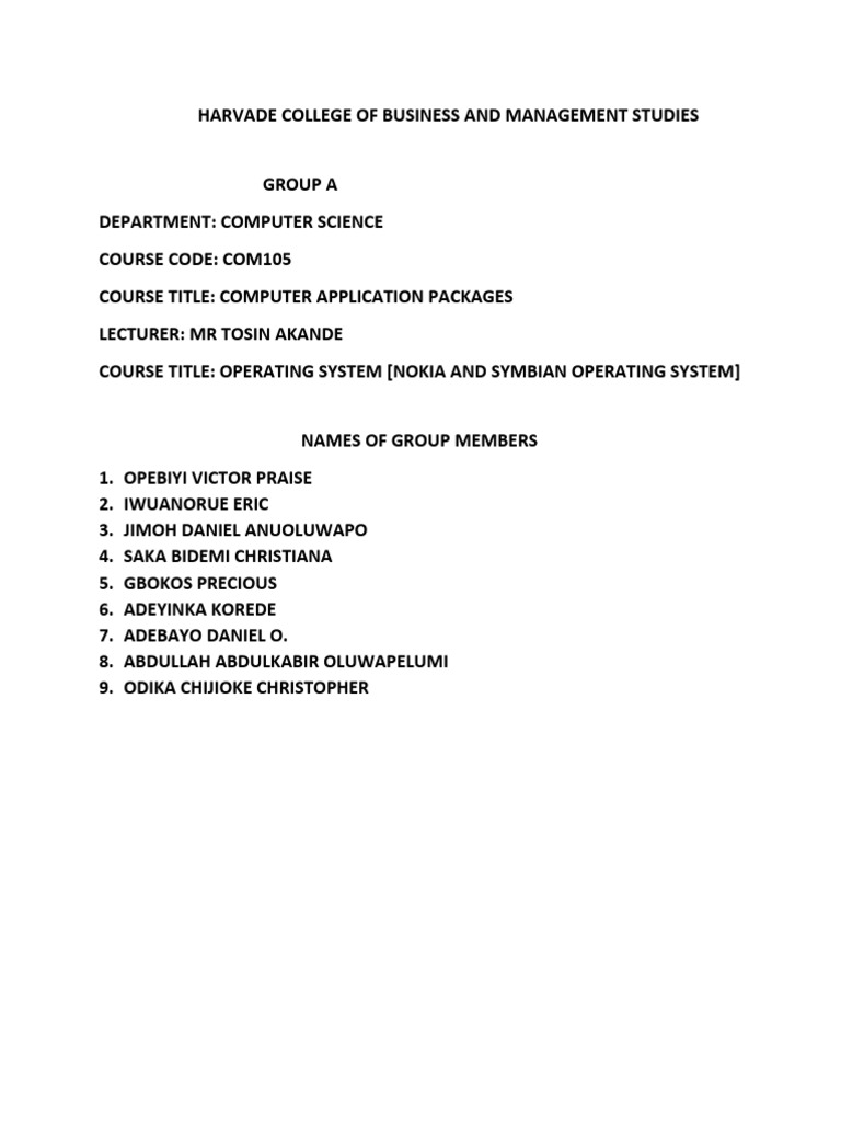 Nokia and Symbian | PDF | Android (Operating System) | Smartphone