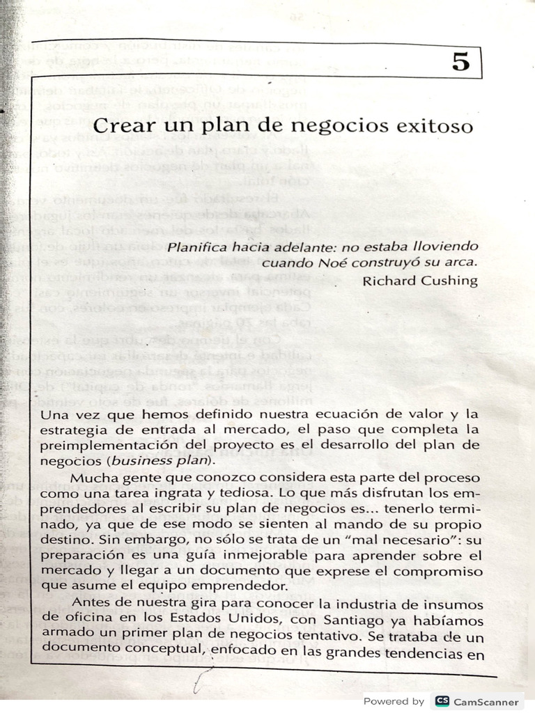 Crear Un Plan de Negocios Exitoso | PDF