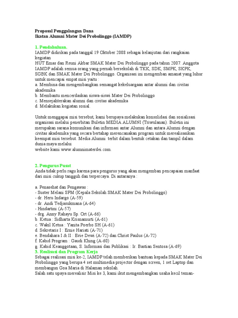 Proposal Penggalangan Dana