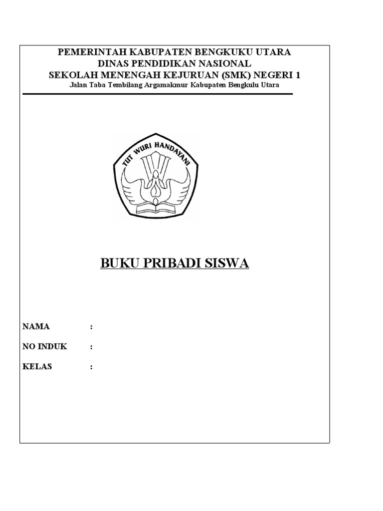 bUKU PRIBADI SISWA