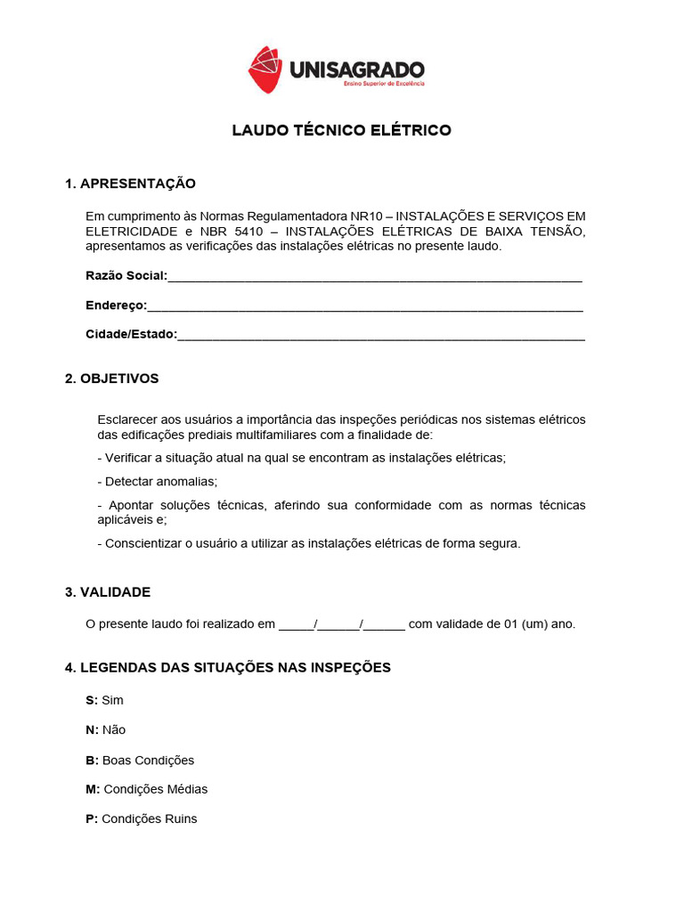 check-list-laudo-t-cnico-el-trico-pdf-fia-o-el-trica-eletricidade