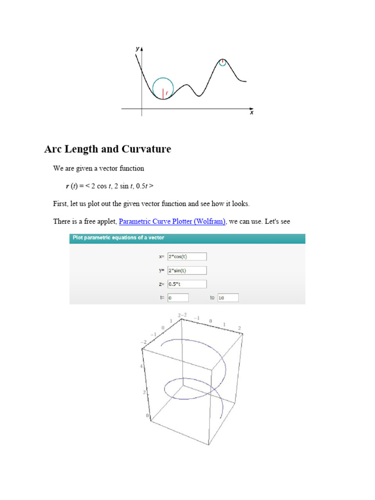 UMGC MATH 241 Week 1 - Solution | PDF | Curvature | Curve