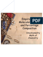 Percentage Composition, Empirical and Molecular Formula