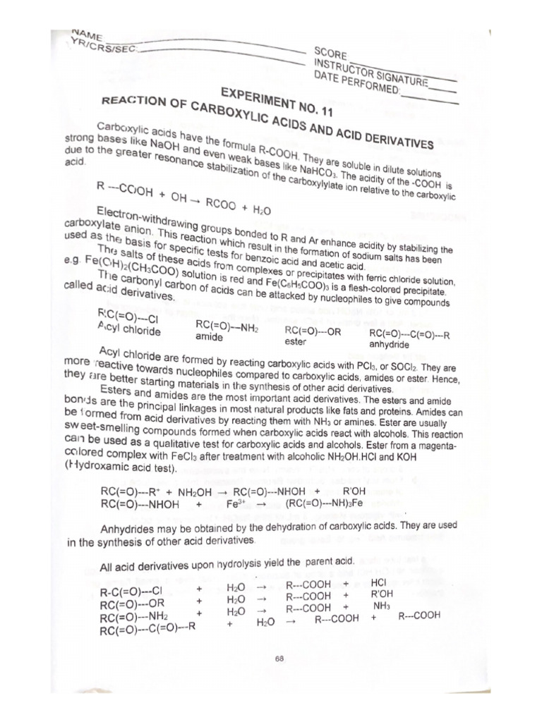 Experiment No. 11 | PDF
