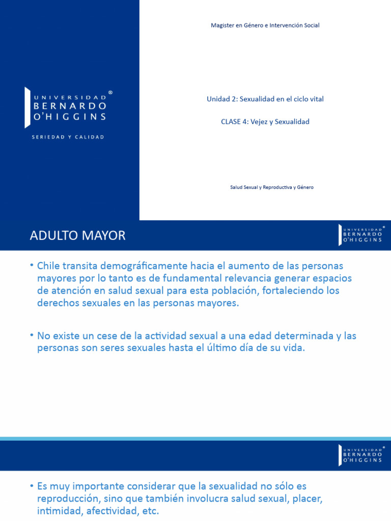 Sexualidad en la Vejez: Mitos y Realidades | PDF | Vejez | Menopausia