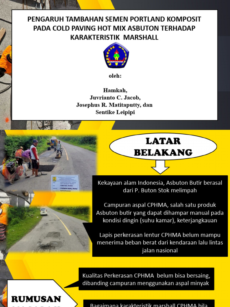 Pengaruh Semen Portland pada CPHMA | PDF