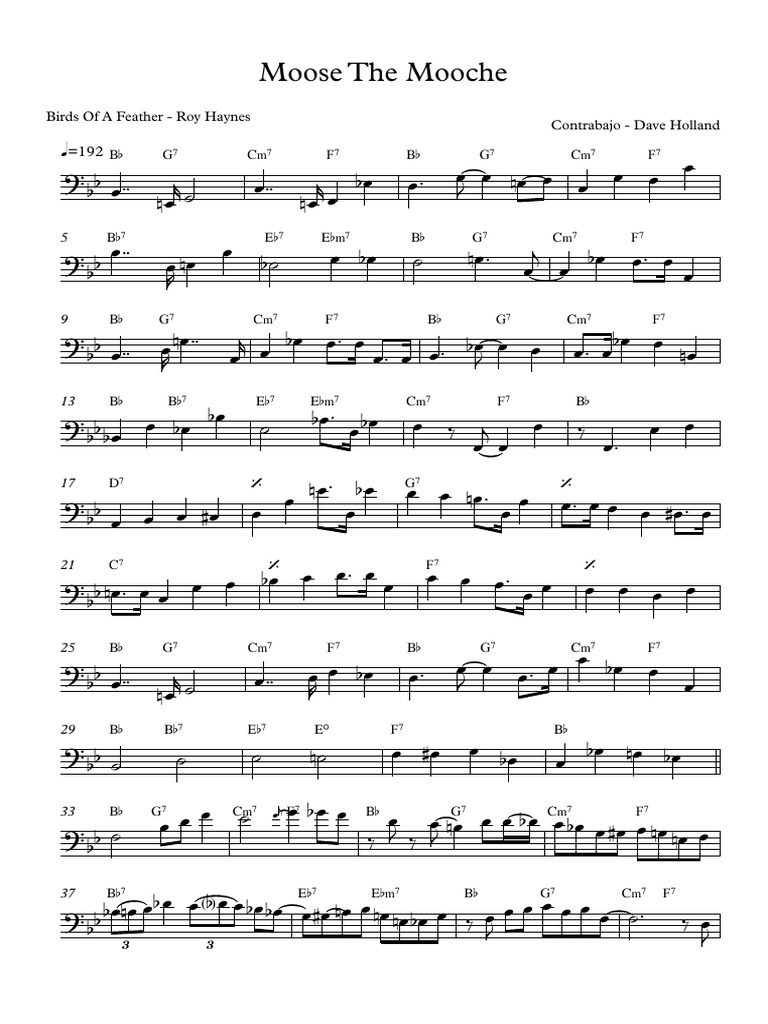Moose The Mooche Partitura Completa Pdf 
