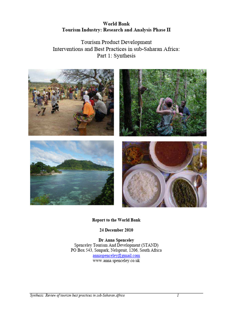 Final Synthesisreport 24 Dec 2010 | PDF | Tourism | Sustainability