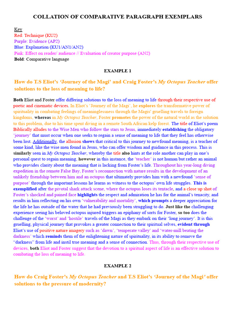 Comparative Analysis of Literary Works | PDF | Social Science | Philosophy