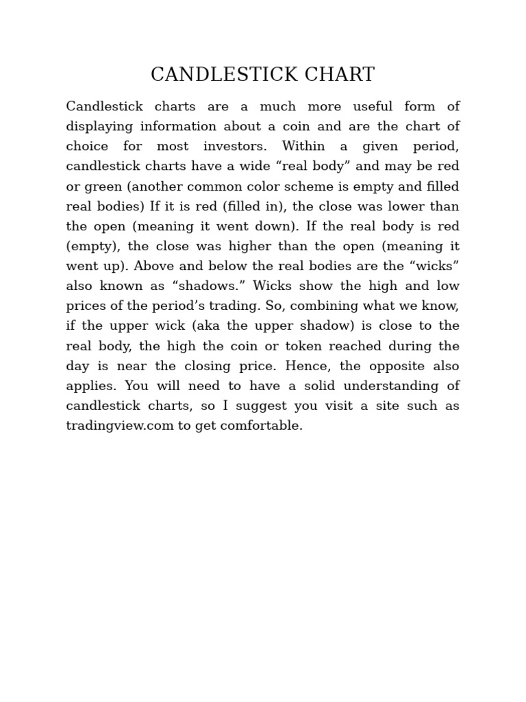 Understanding Candlestick Charts | PDF