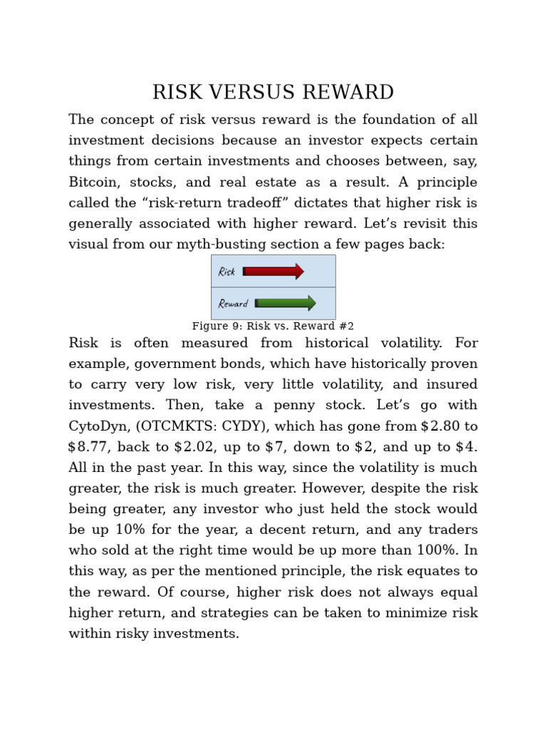 Understanding Risk and Reward in Investing | PDF | Investing | Risk